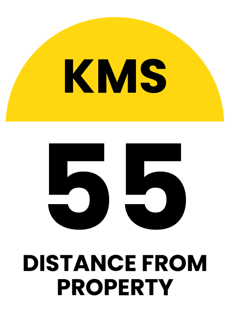 Pune International Airport - 55 Kms distance